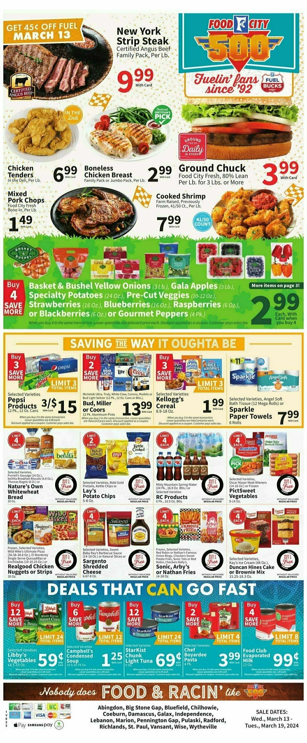 Food City Weekly Ad from March 13