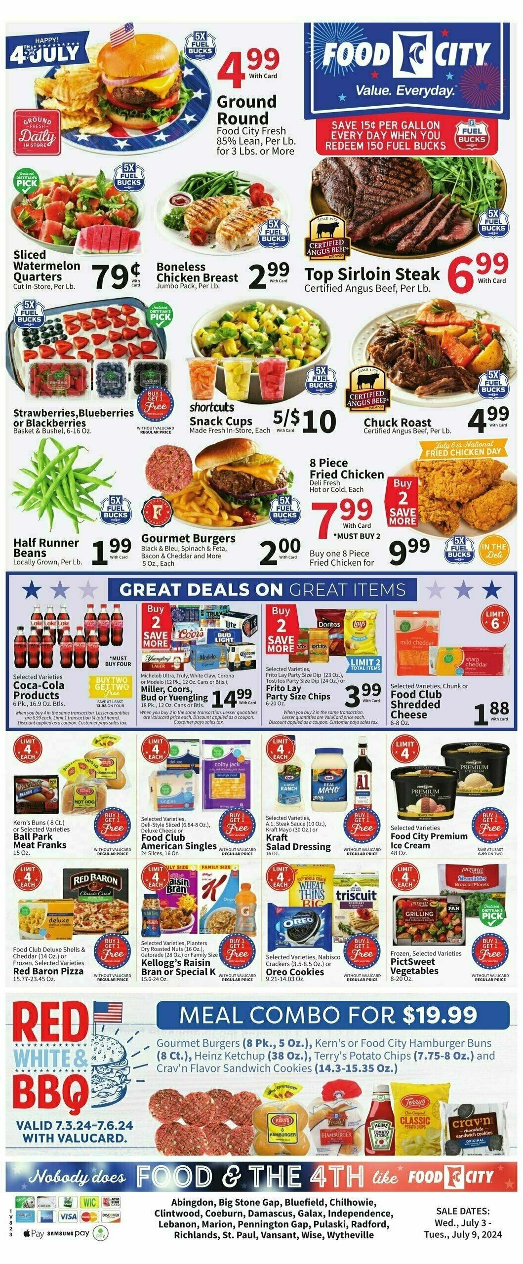 Food City Weekly Ad from July 3