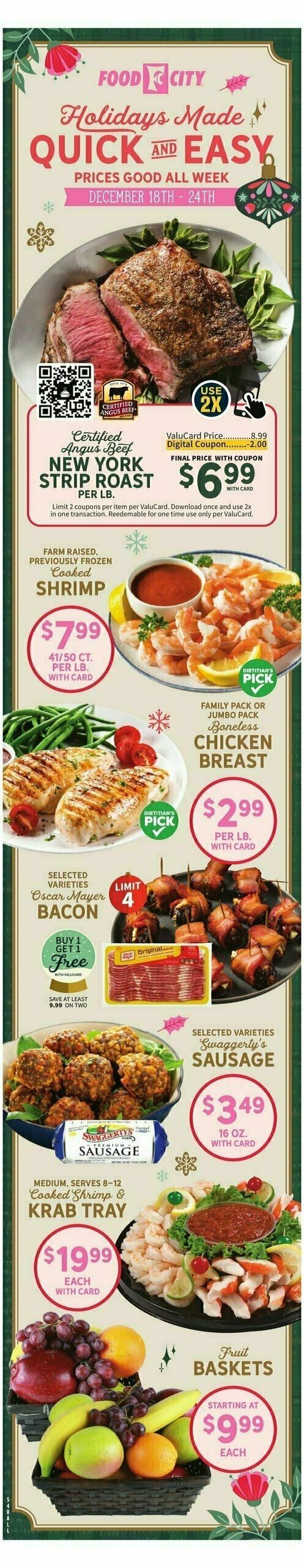 Food City Weekly Ad from December 18