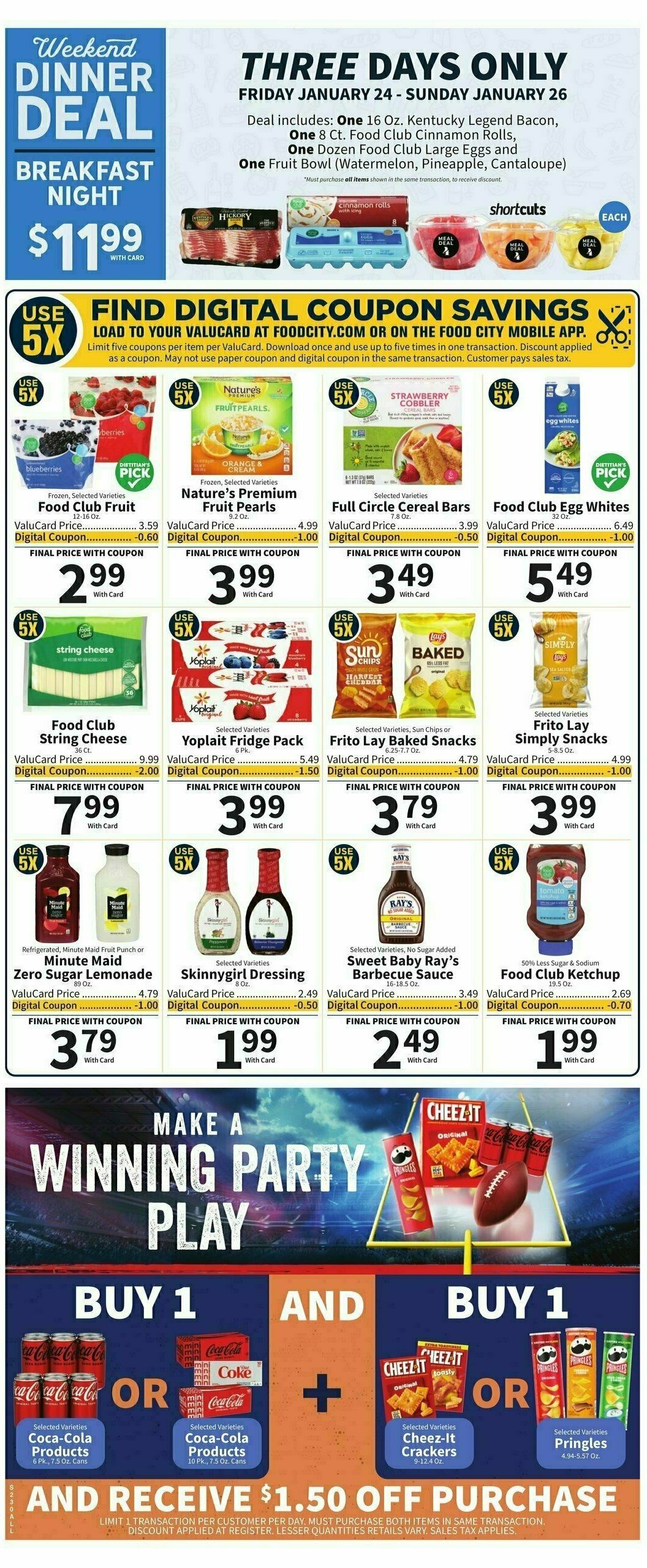 Food City Weekly Ad from January 22