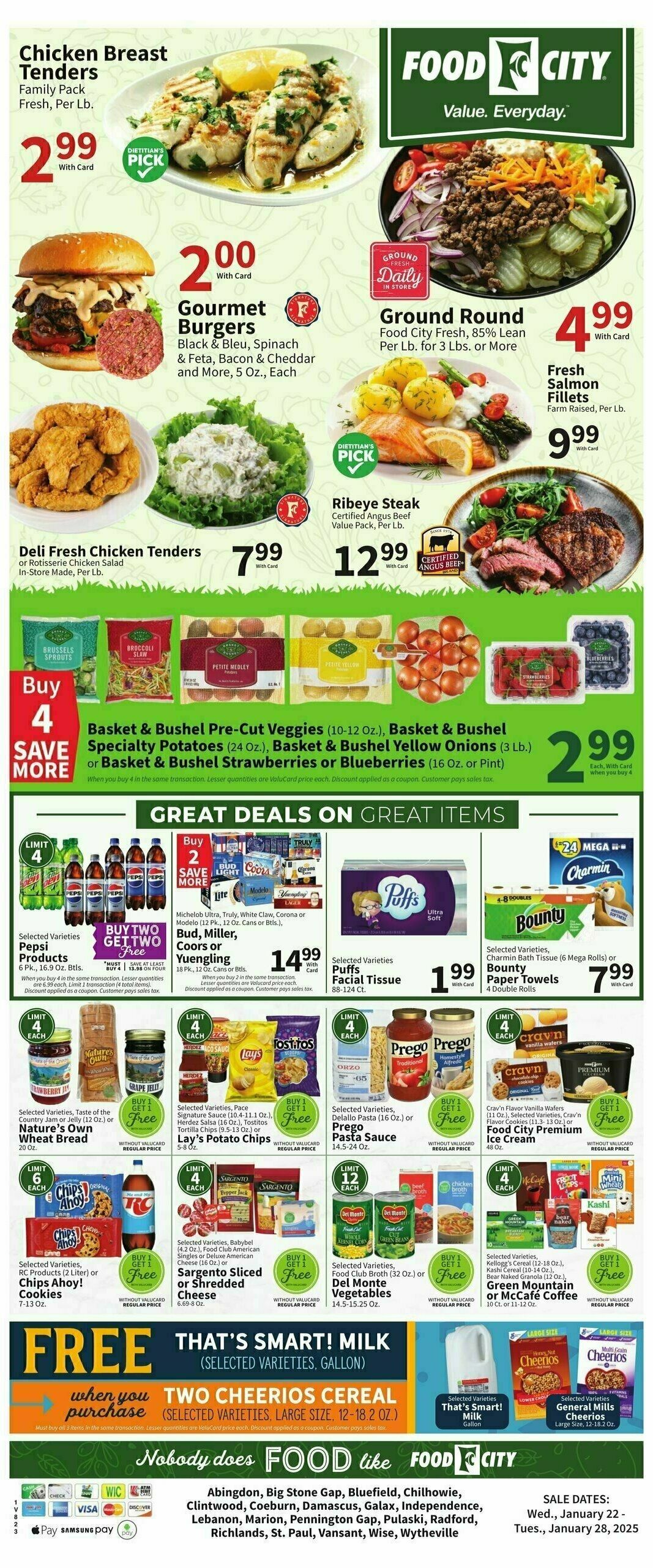 Food City Weekly Ad from January 22
