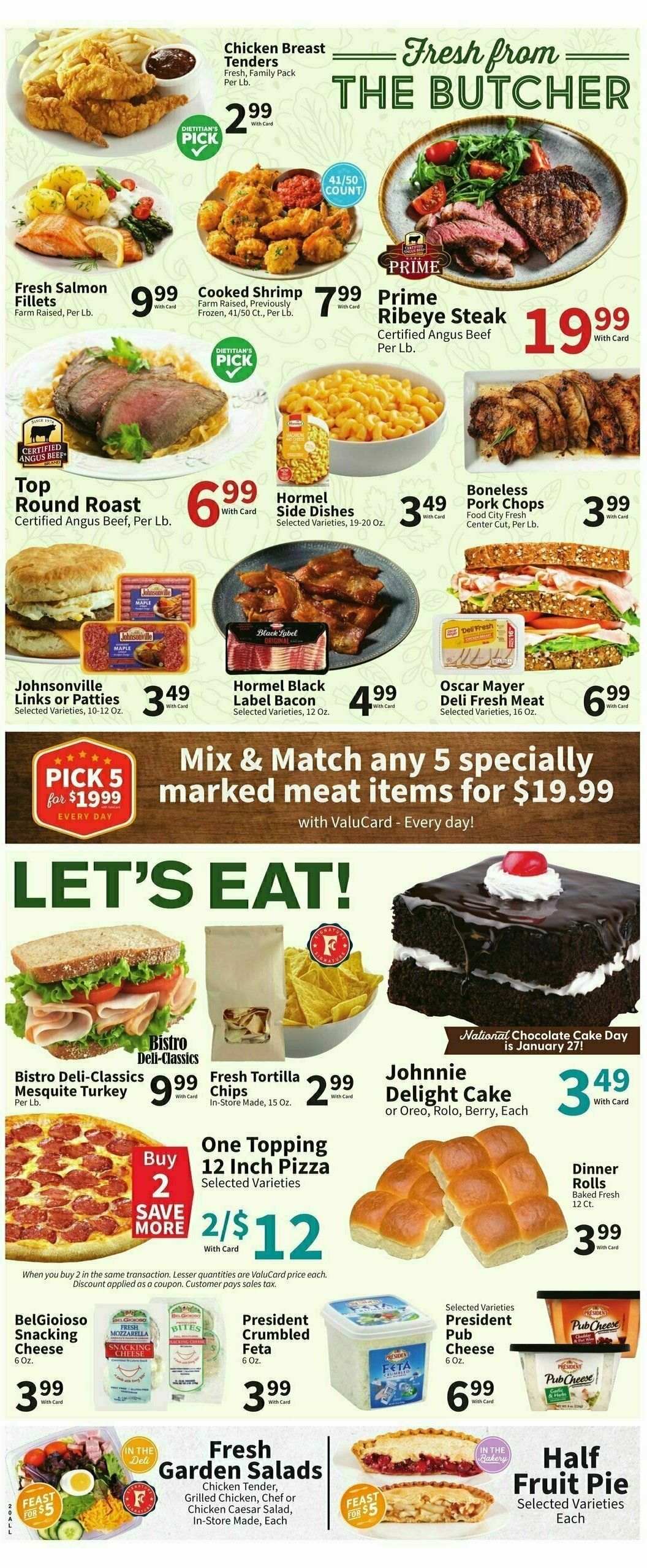 Food City Weekly Ad from January 22
