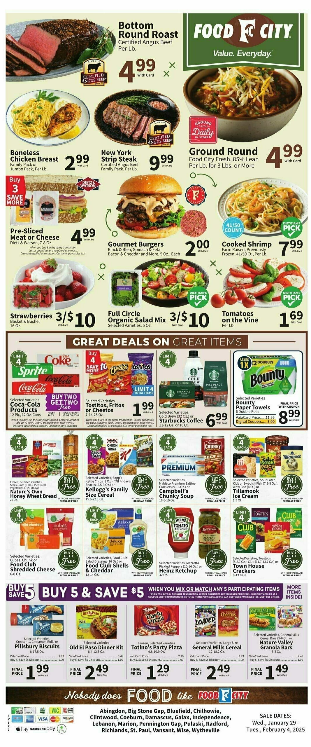 Food City Weekly Ad from January 29