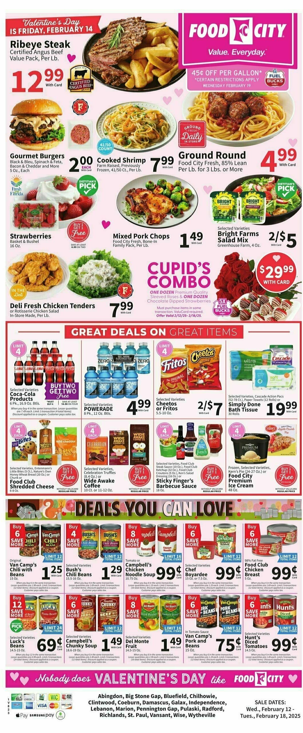 Food City Weekly Ad from February 12