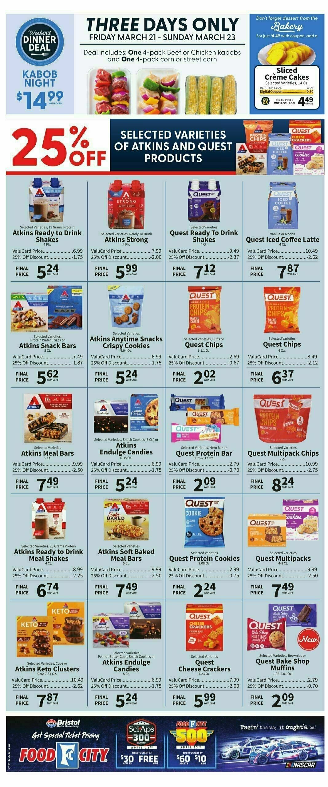 Food City Weekly Ad from March 19