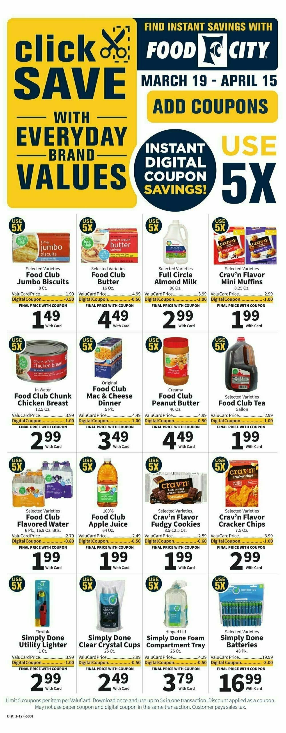 Food City Weekly Ad from March 19