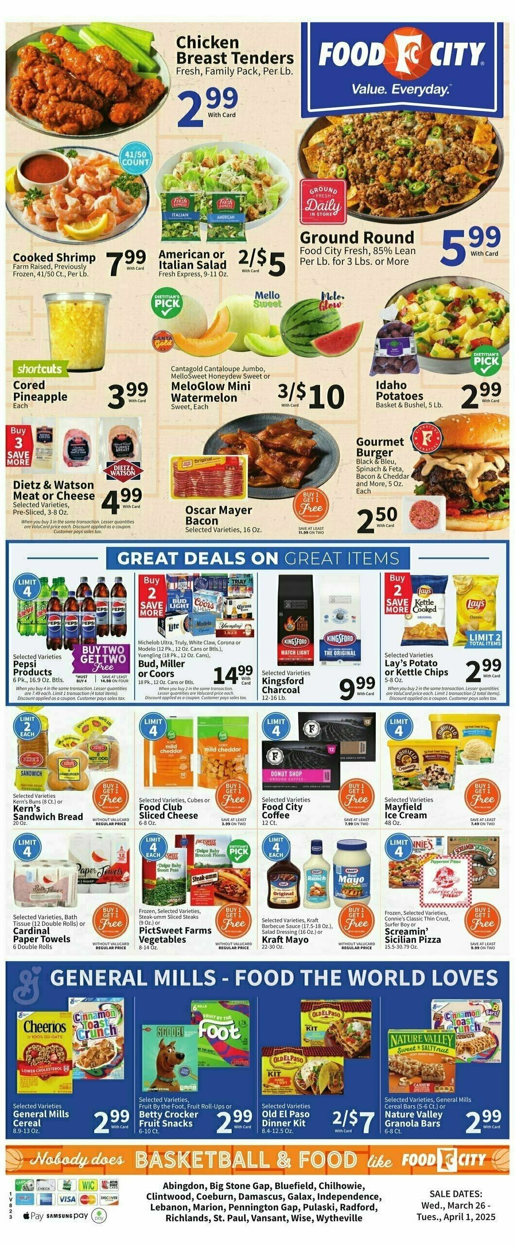 Food City Weekly Ad from March 26