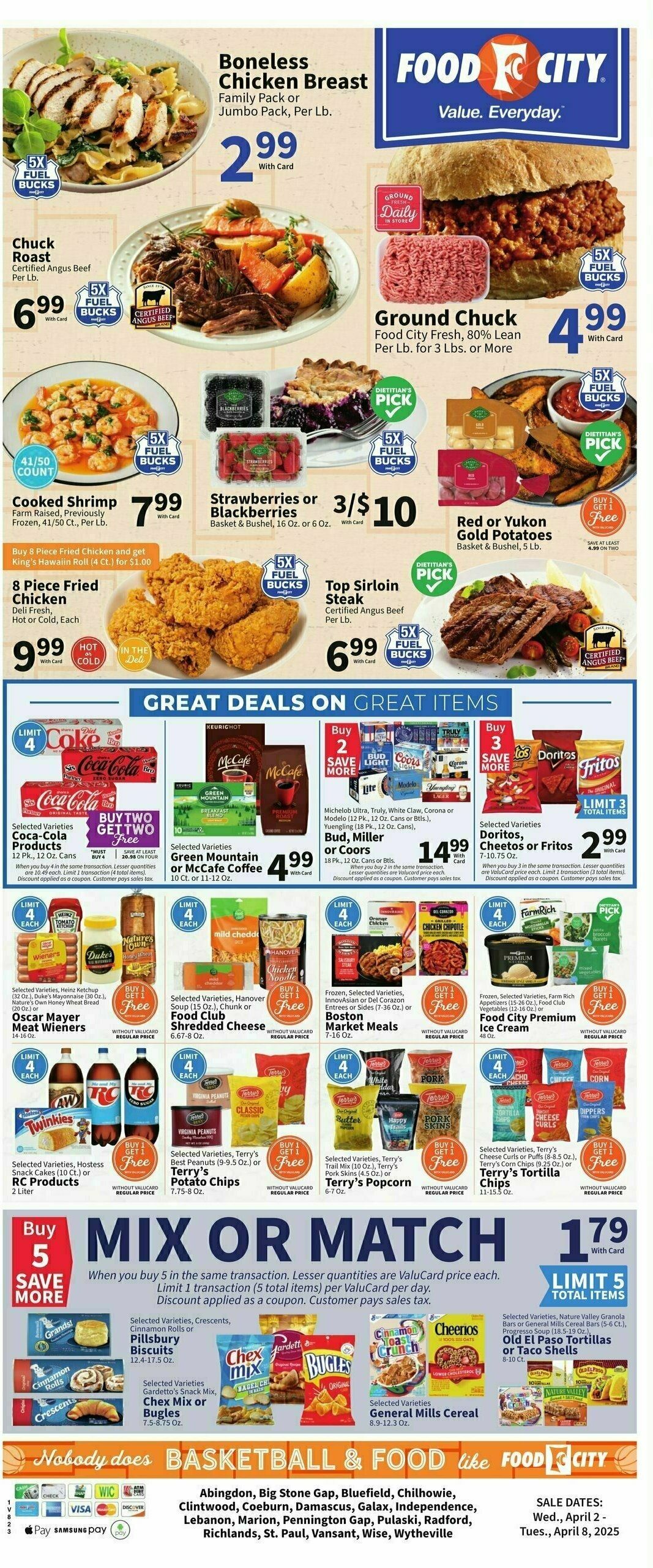 Food City Weekly Ad from April 2