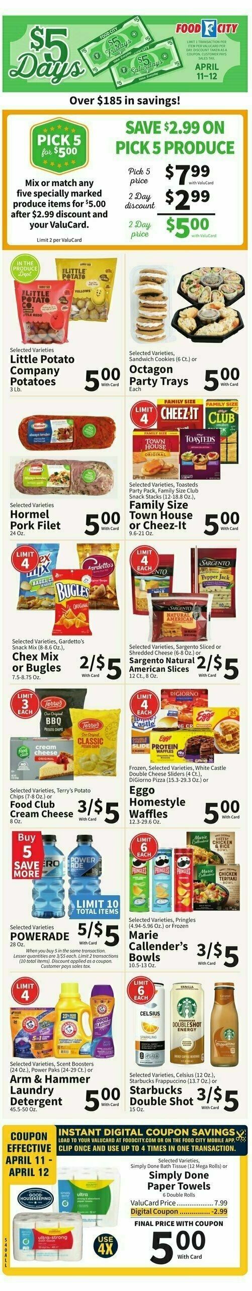 Food City Weekly Ad from April 9