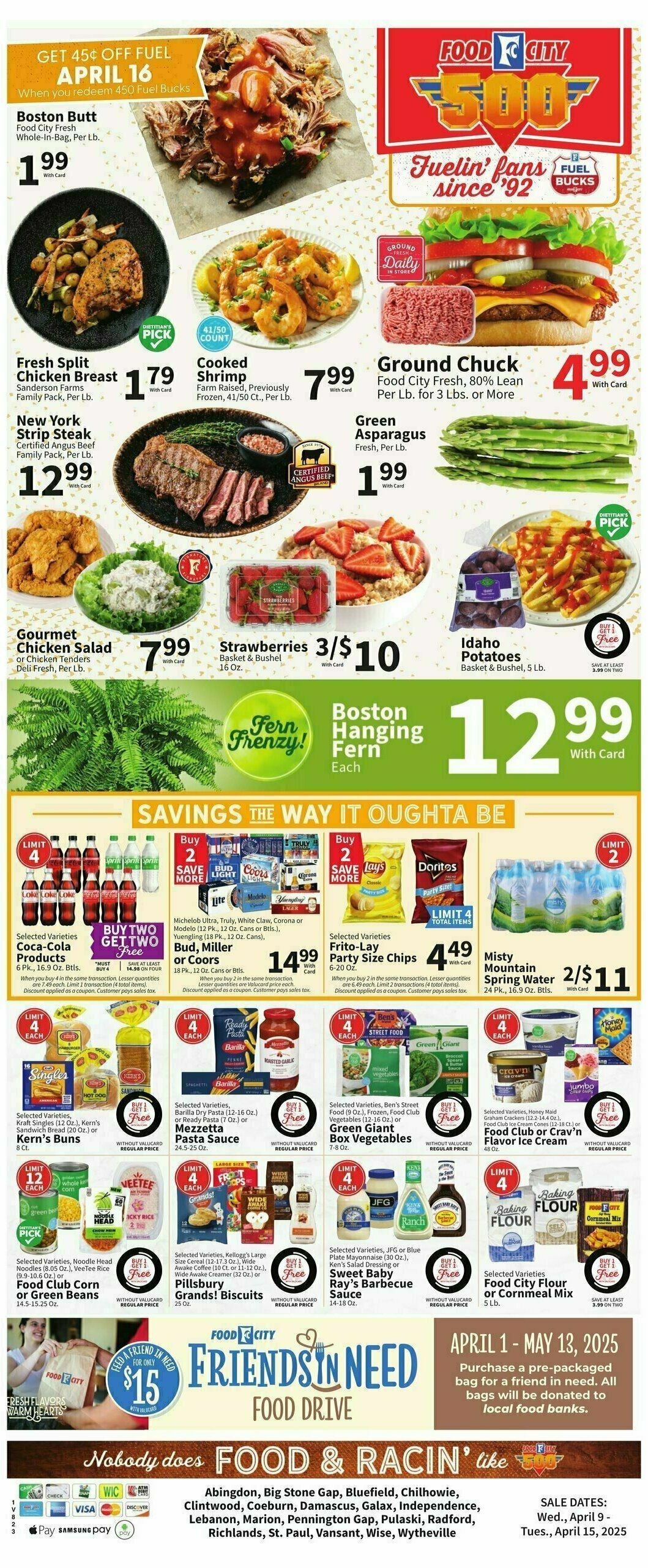 Food City Weekly Ad from April 9