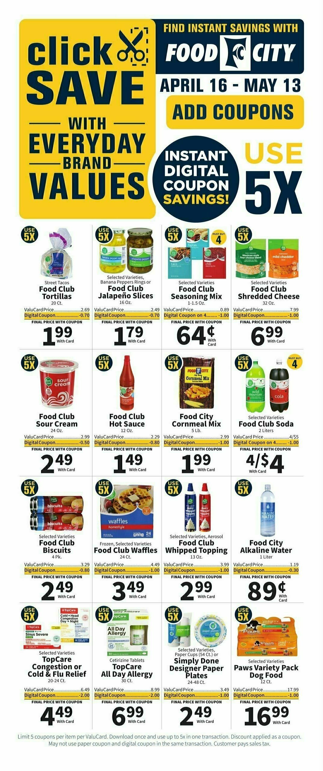 Food City Weekly Ad from April 16