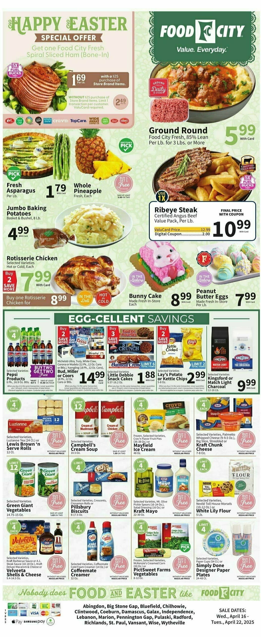 Food City Weekly Ad from April 16