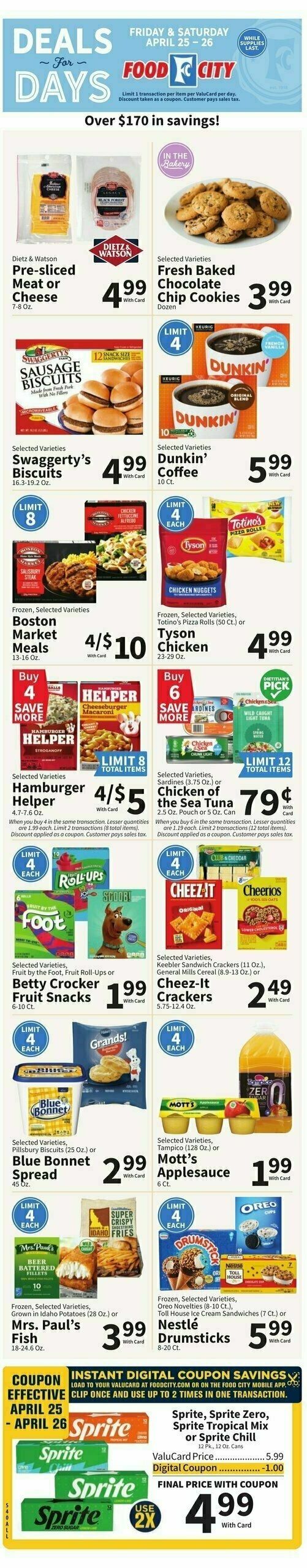 Food City Weekly Ad from April 23