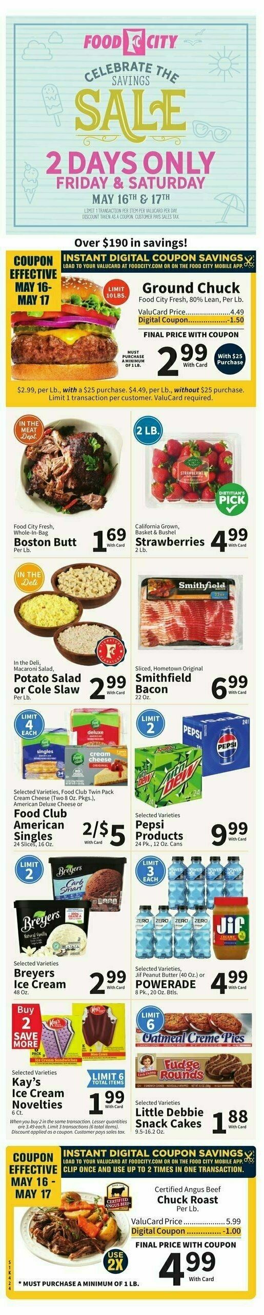 Food City Weekly Ad from May 14