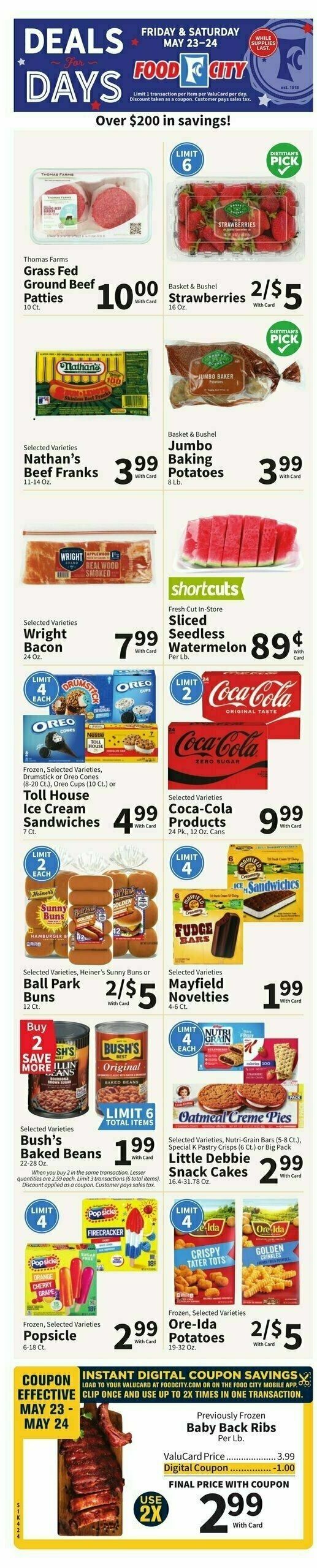 Food City Weekly Ad from May 21