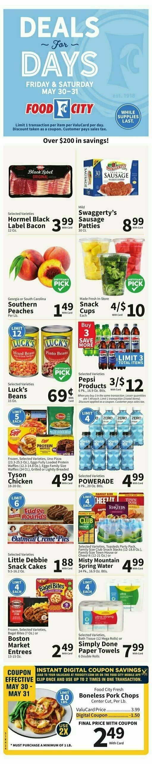Food City Weekly Ad from May 28