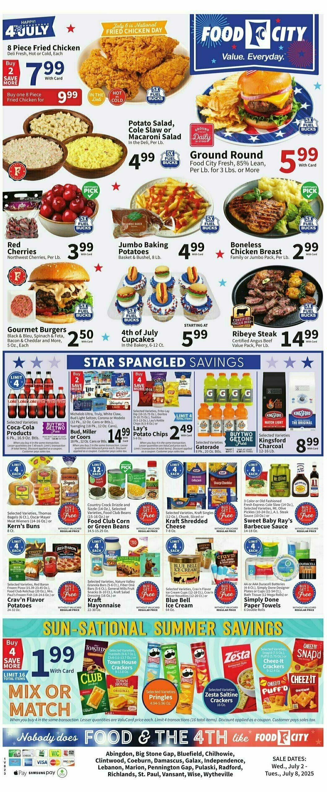 Food City Weekly Ad from July 2