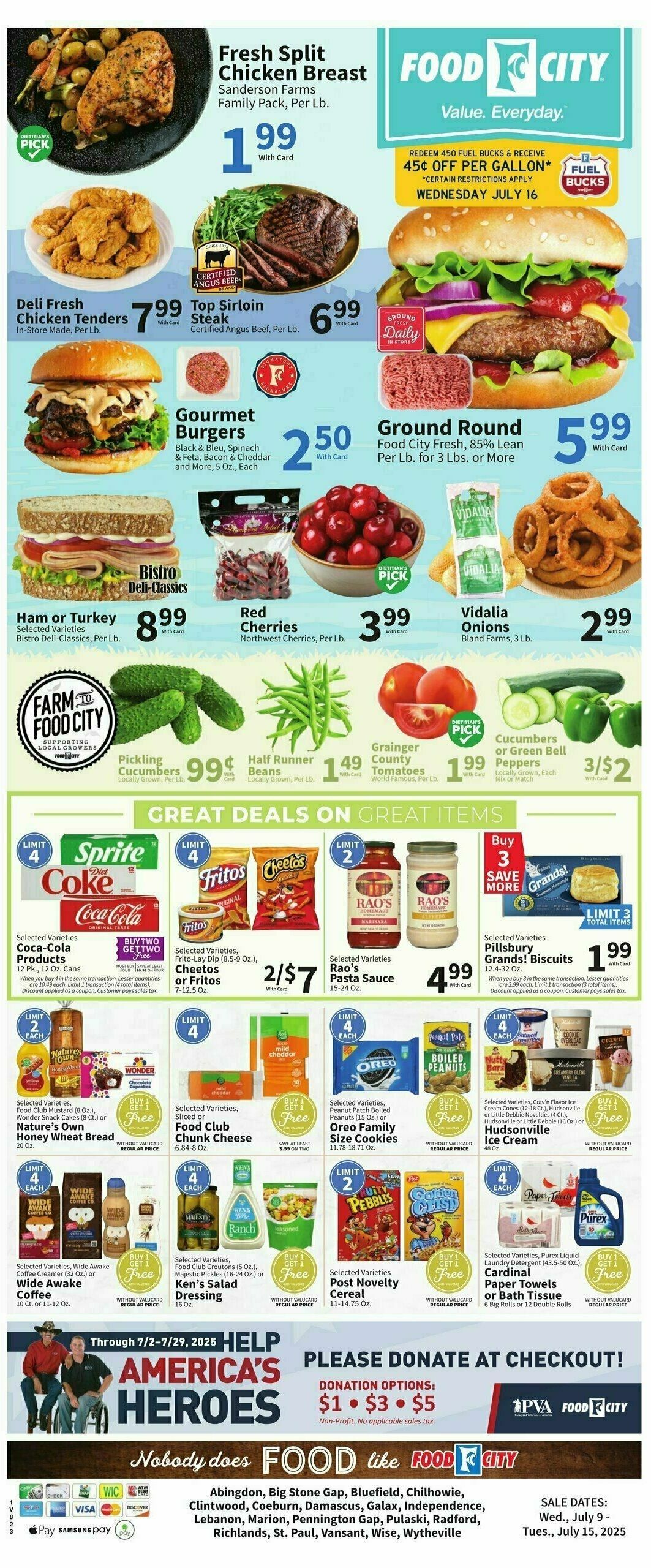Food City Weekly Ad from July 9