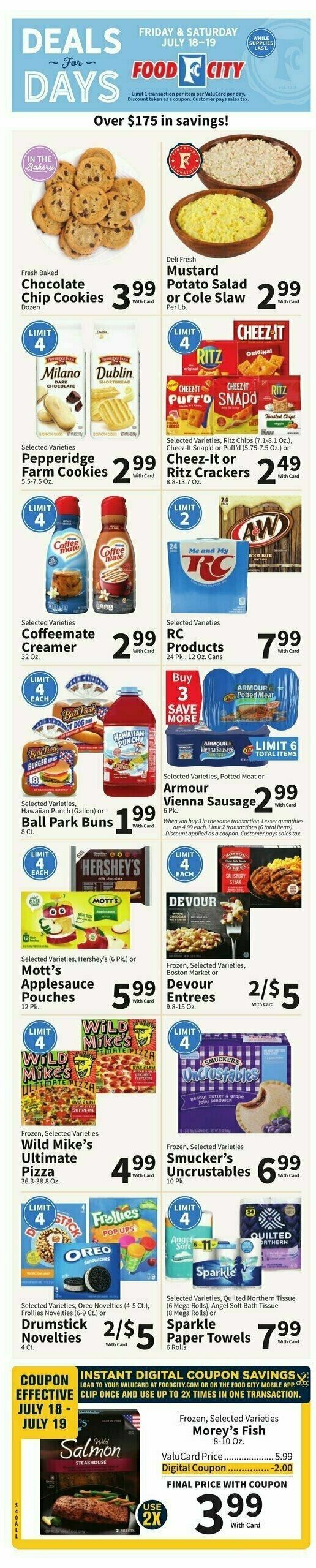 Food City Weekly Ad from July 16