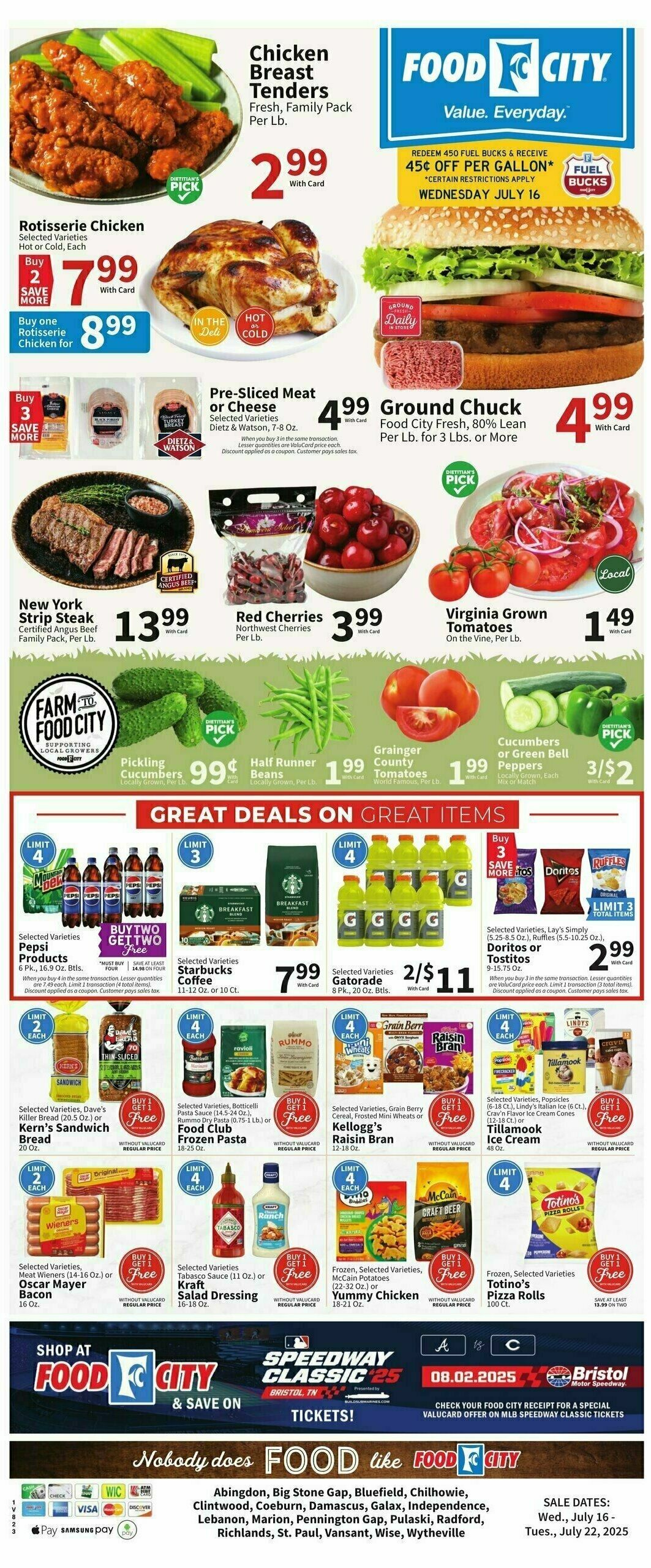 Food City Weekly Ad from July 16