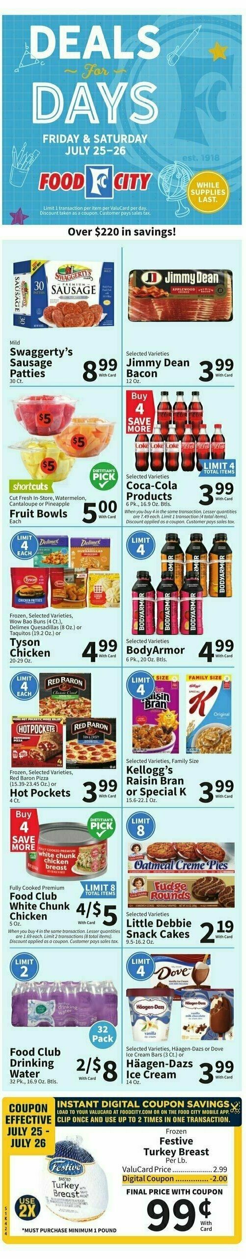 Food City Weekly Ad from July 23