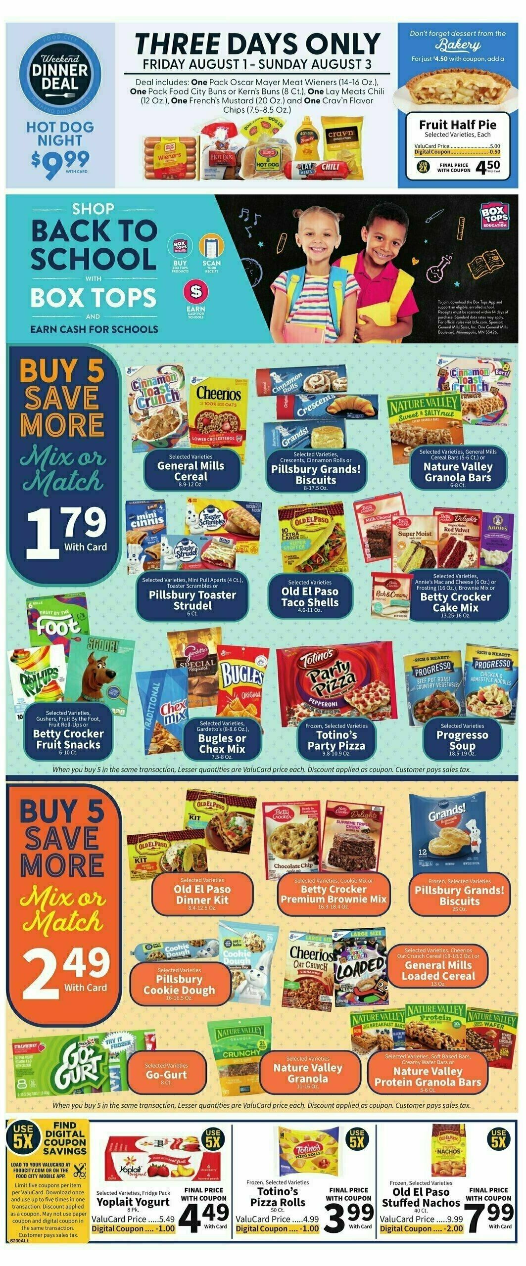 Food City Weekly Ad from July 30