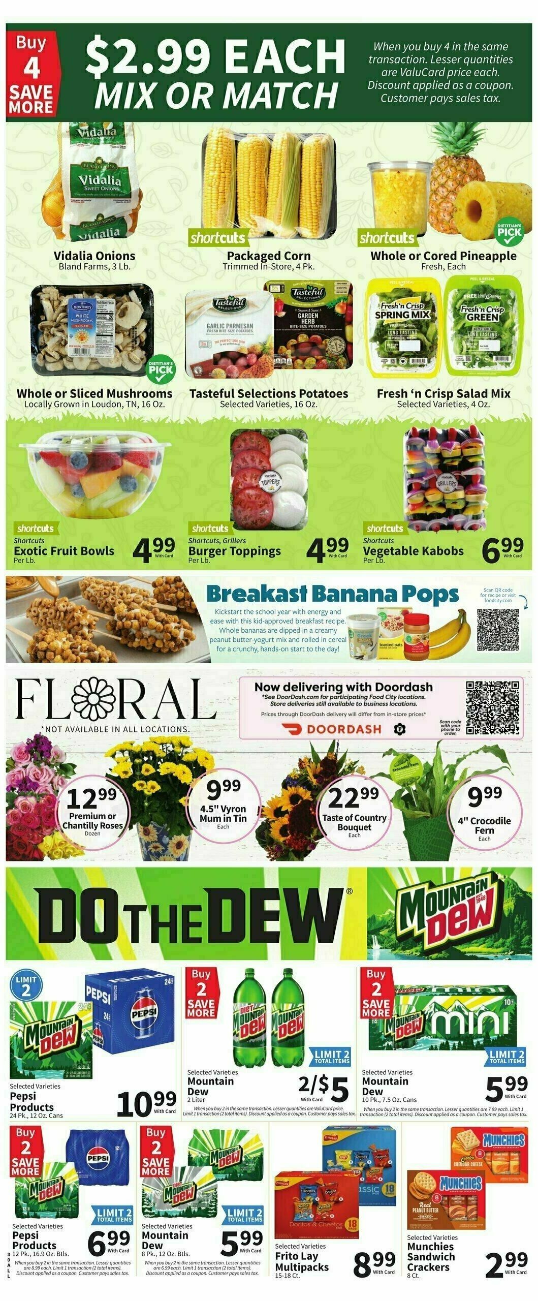 Food City Weekly Ad from August 6