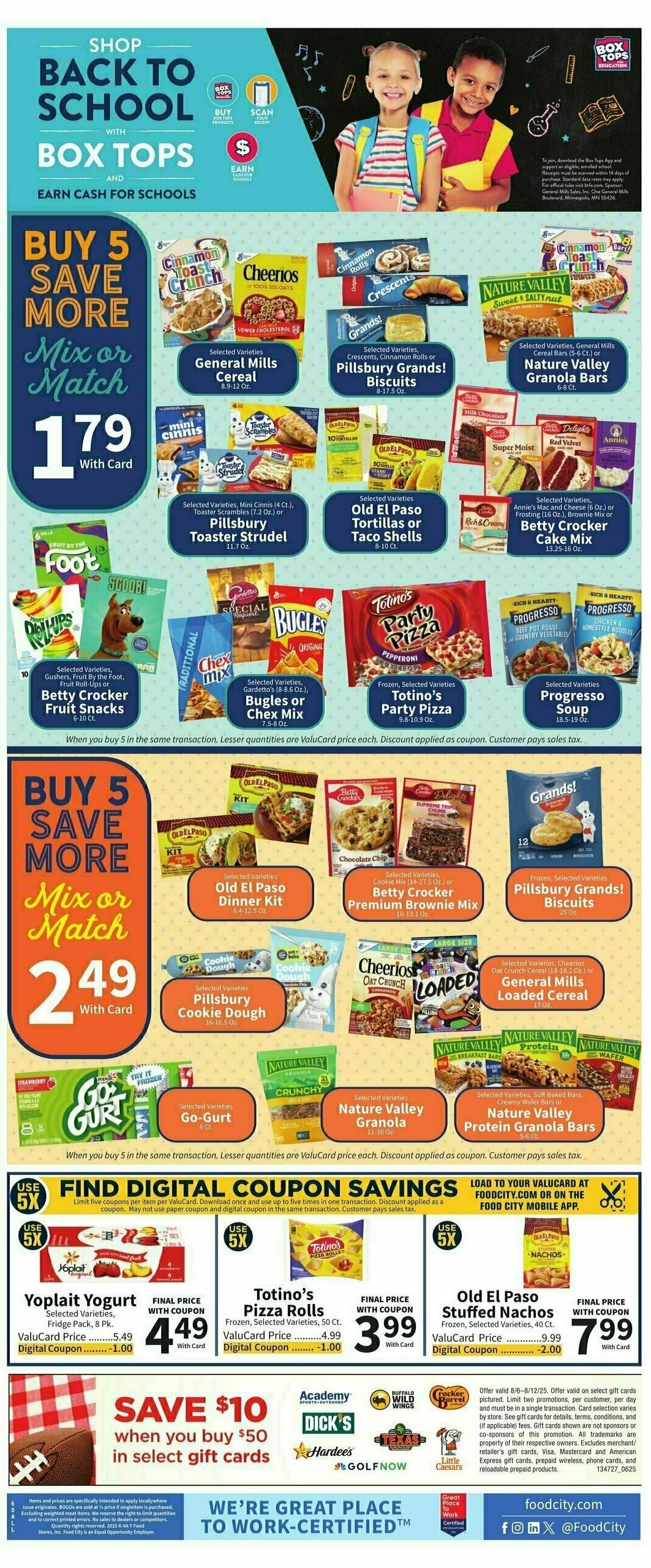 Food City Weekly Ad from August 6