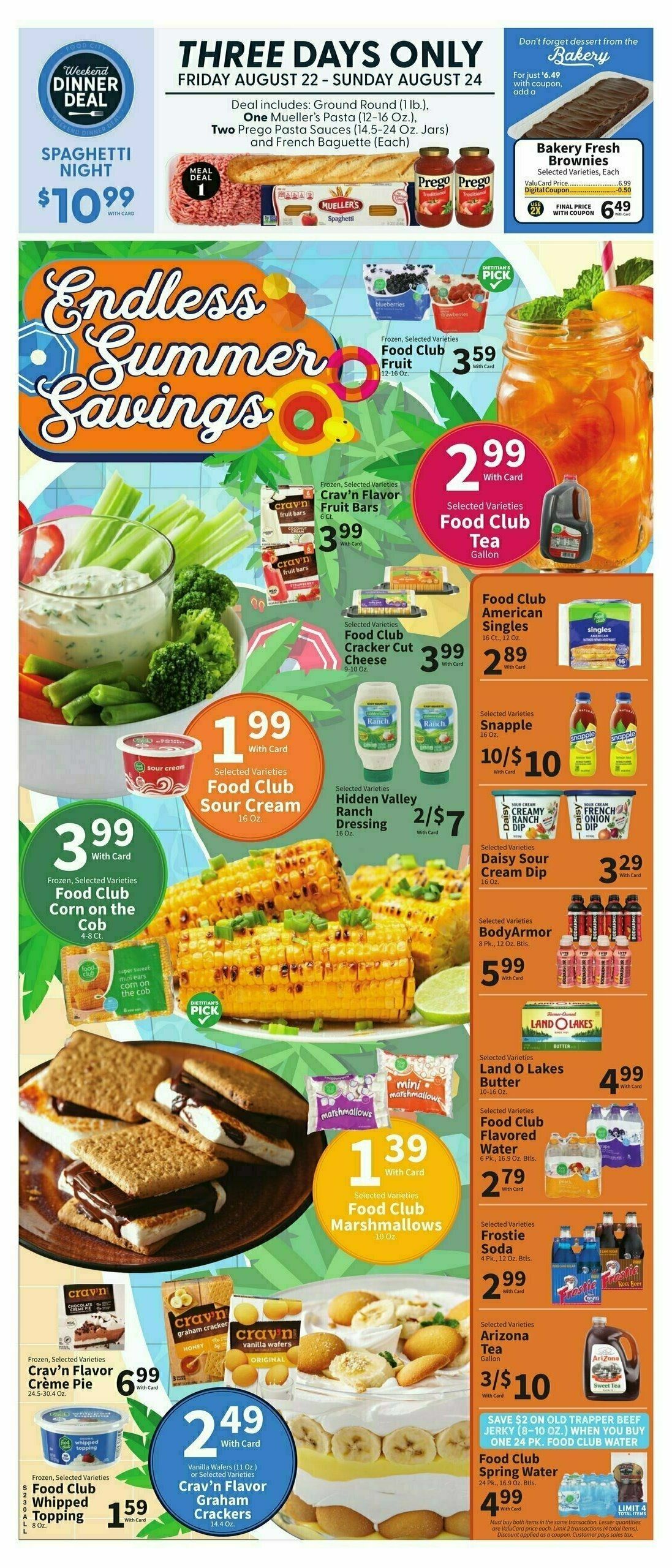 Food City Weekly Ad from August 20