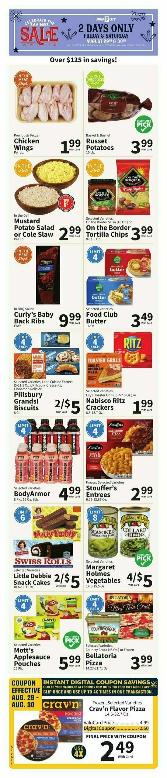 Food City Weekly Ad from August 27