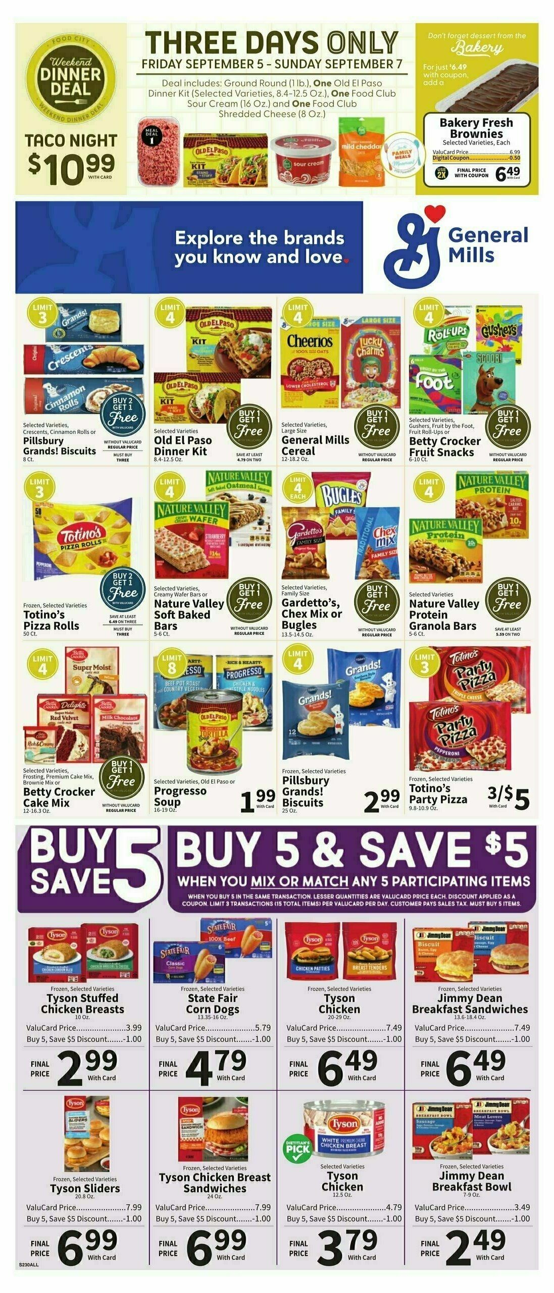 Food City Weekly Ad from September 3