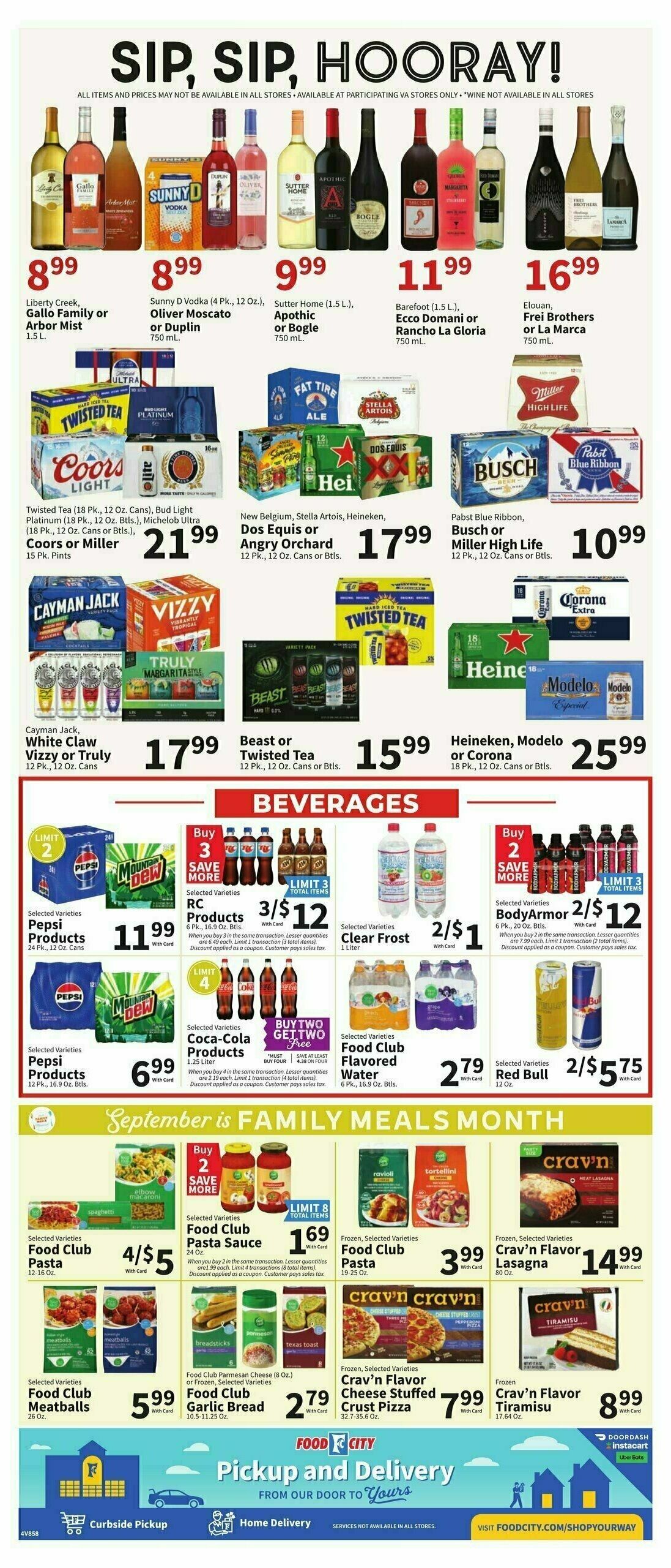 Food City Weekly Ad from September 3