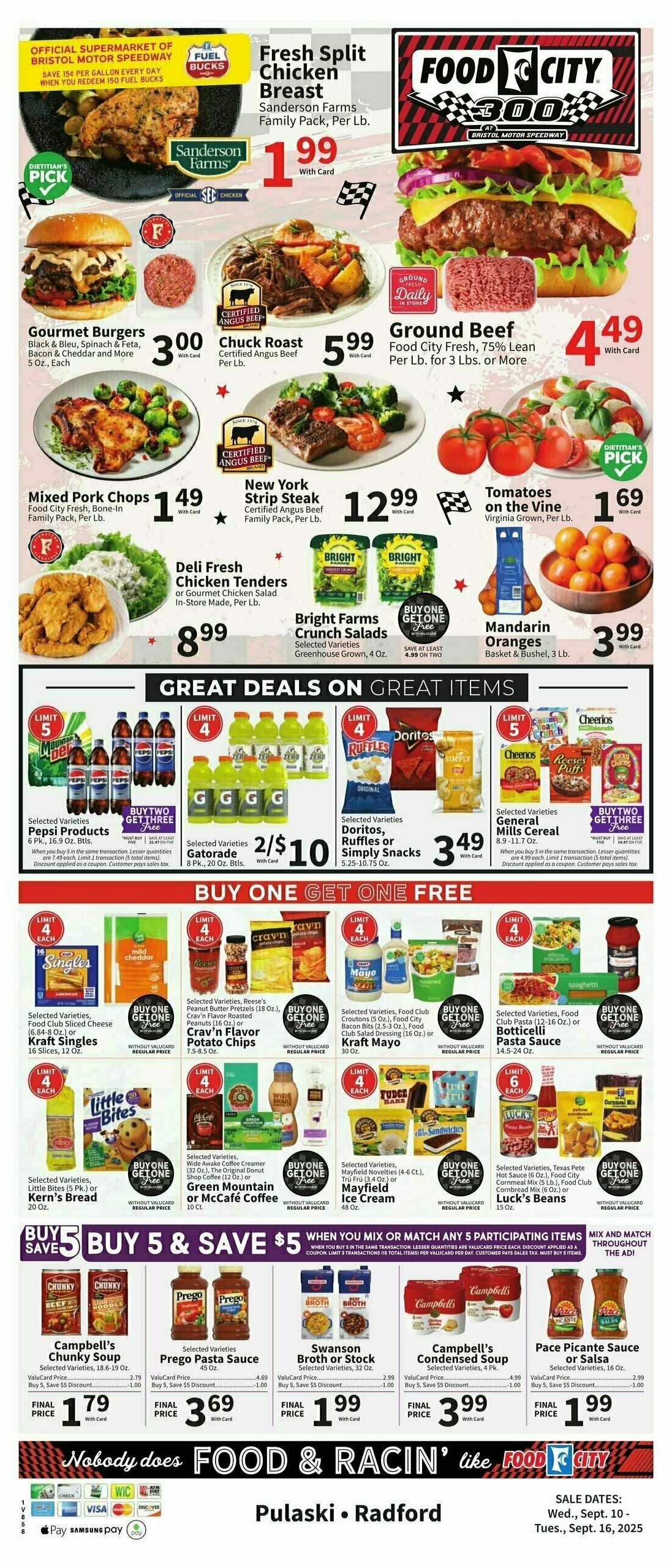 Food City Weekly Ad from September 10