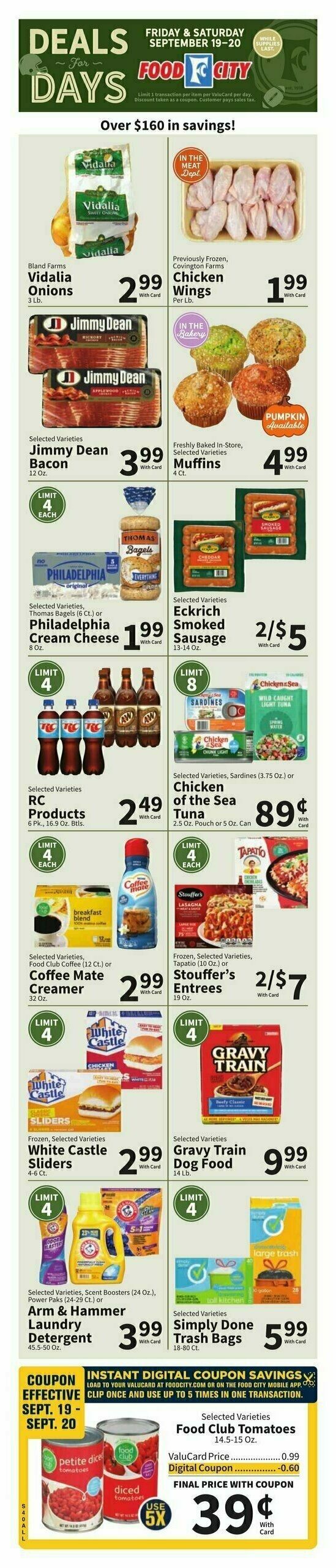 Food City Weekly Ad from September 17