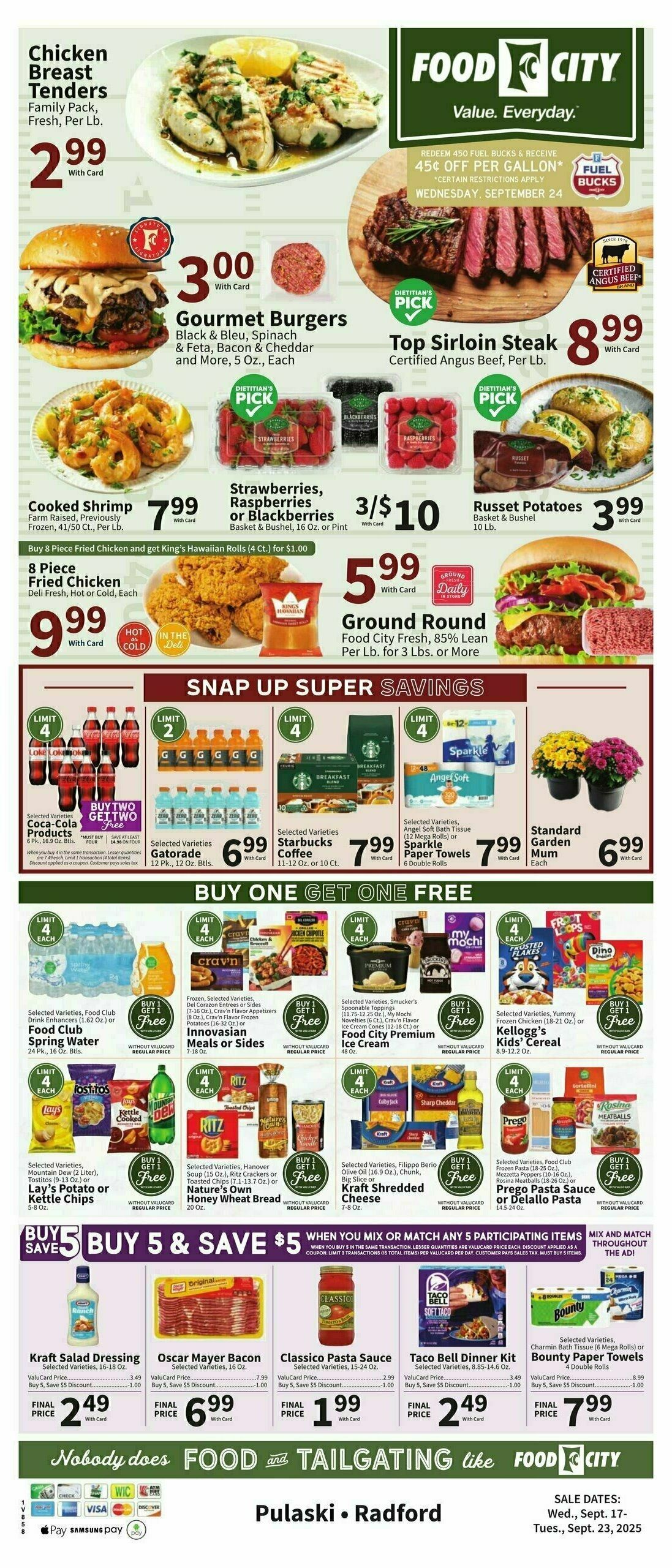 Food City Weekly Ad from September 17