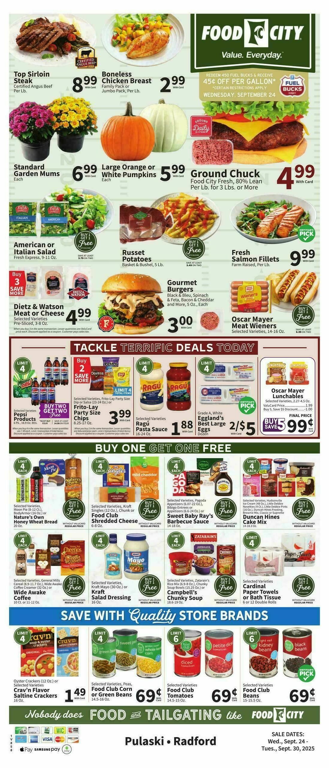 Food City Weekly Ad from September 24