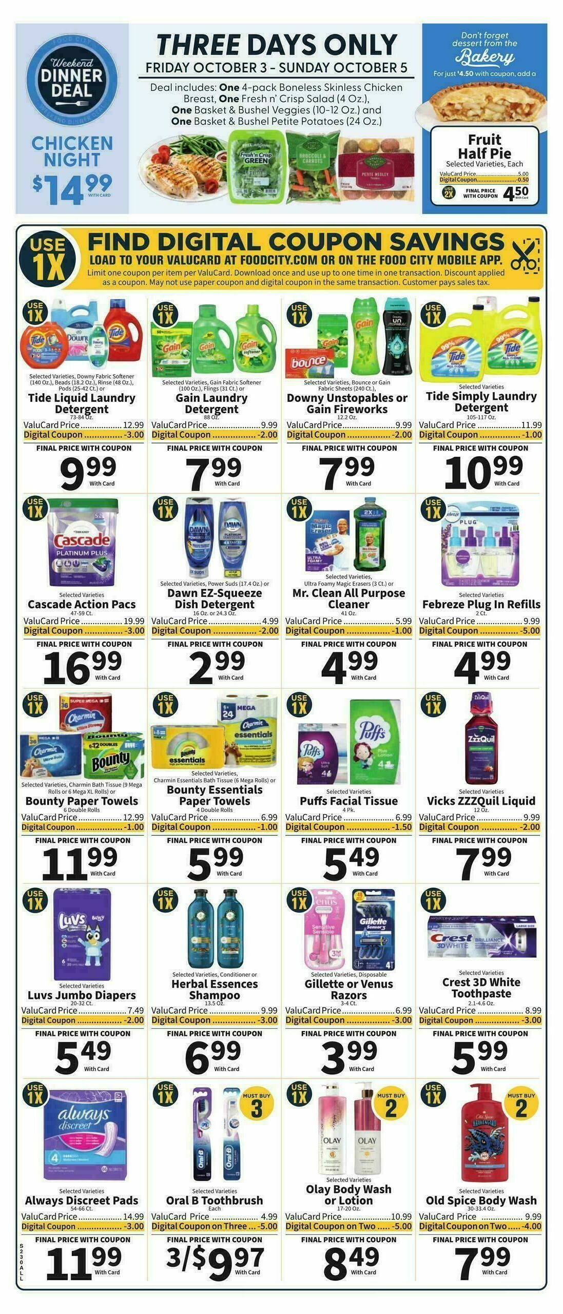 Food City Weekly Ad from October 1