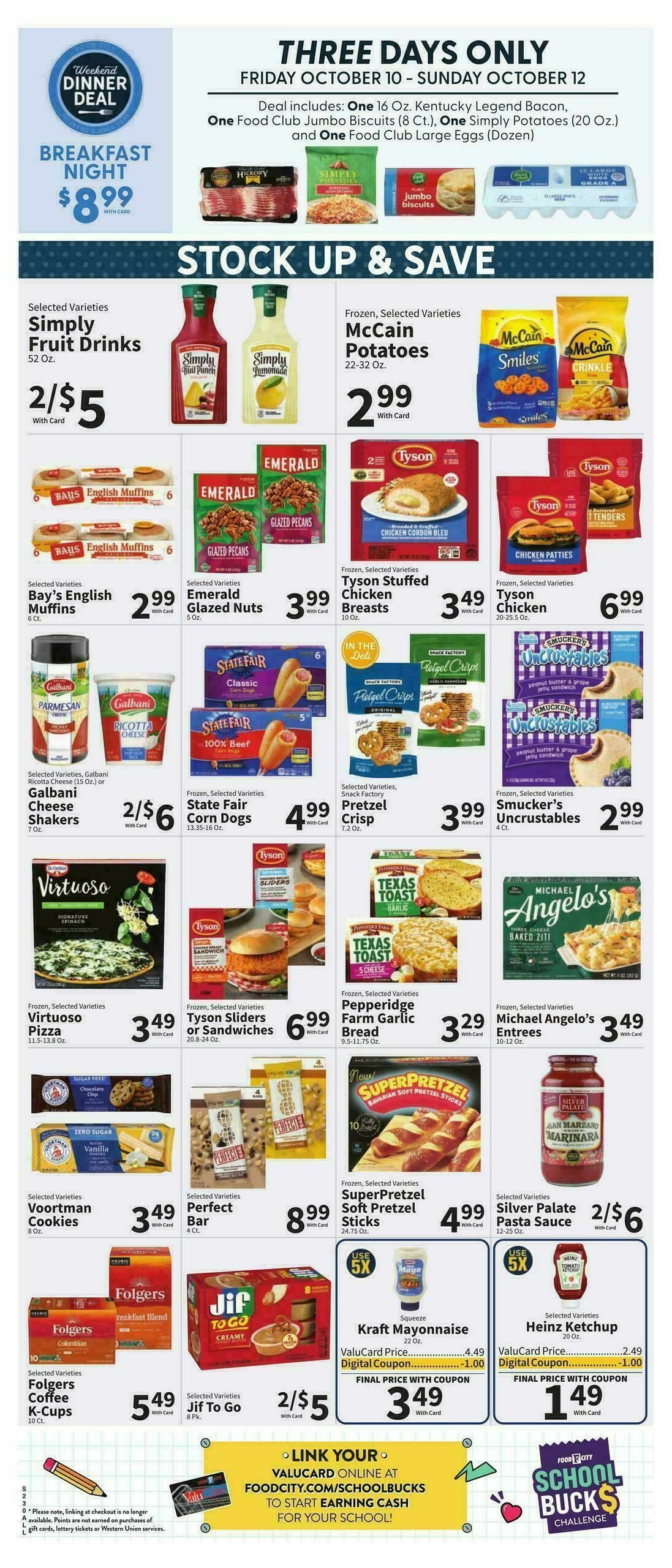 Food City Weekly Ad from October 8