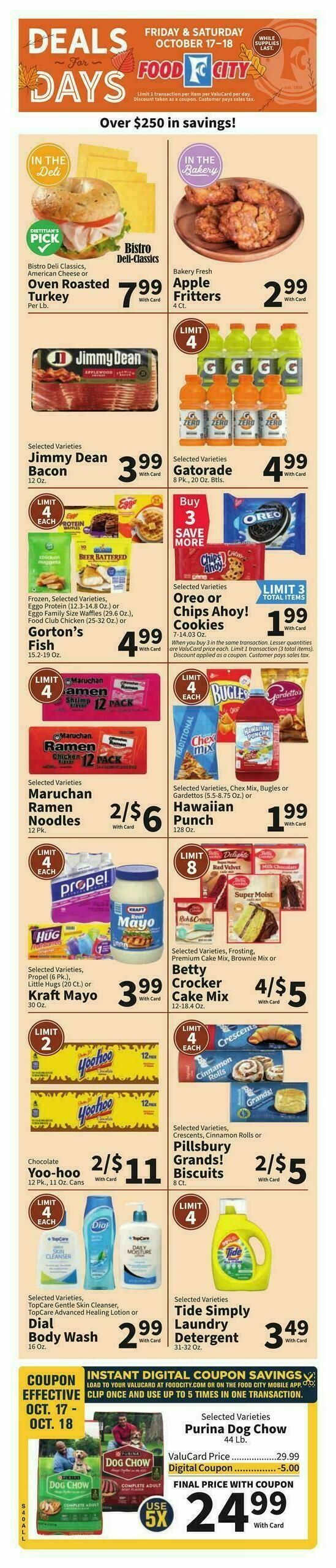 Food City Weekly Ad from October 15