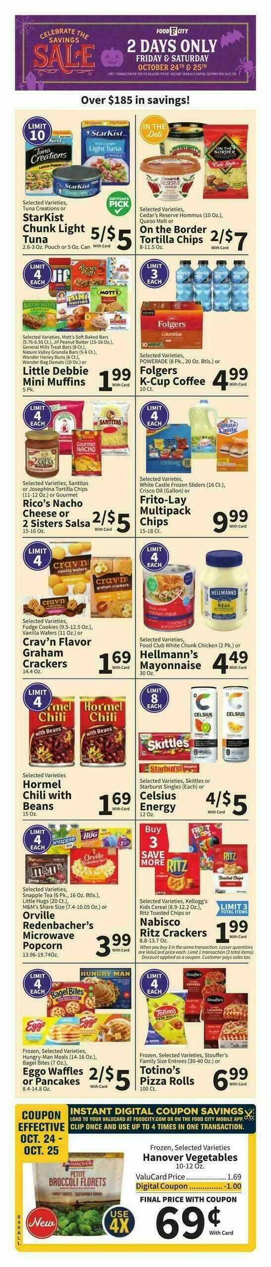 Food City Weekly Ad from October 22