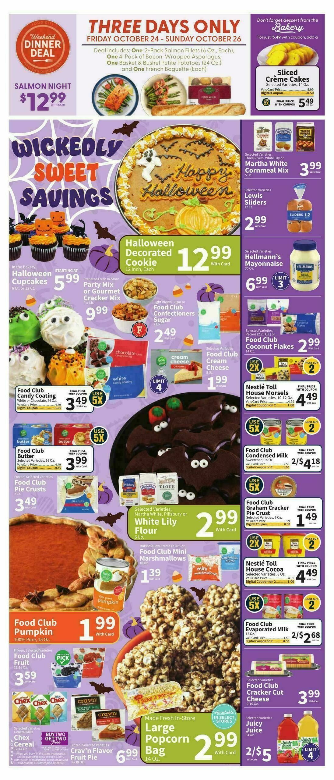 Food City Weekly Ad from October 22