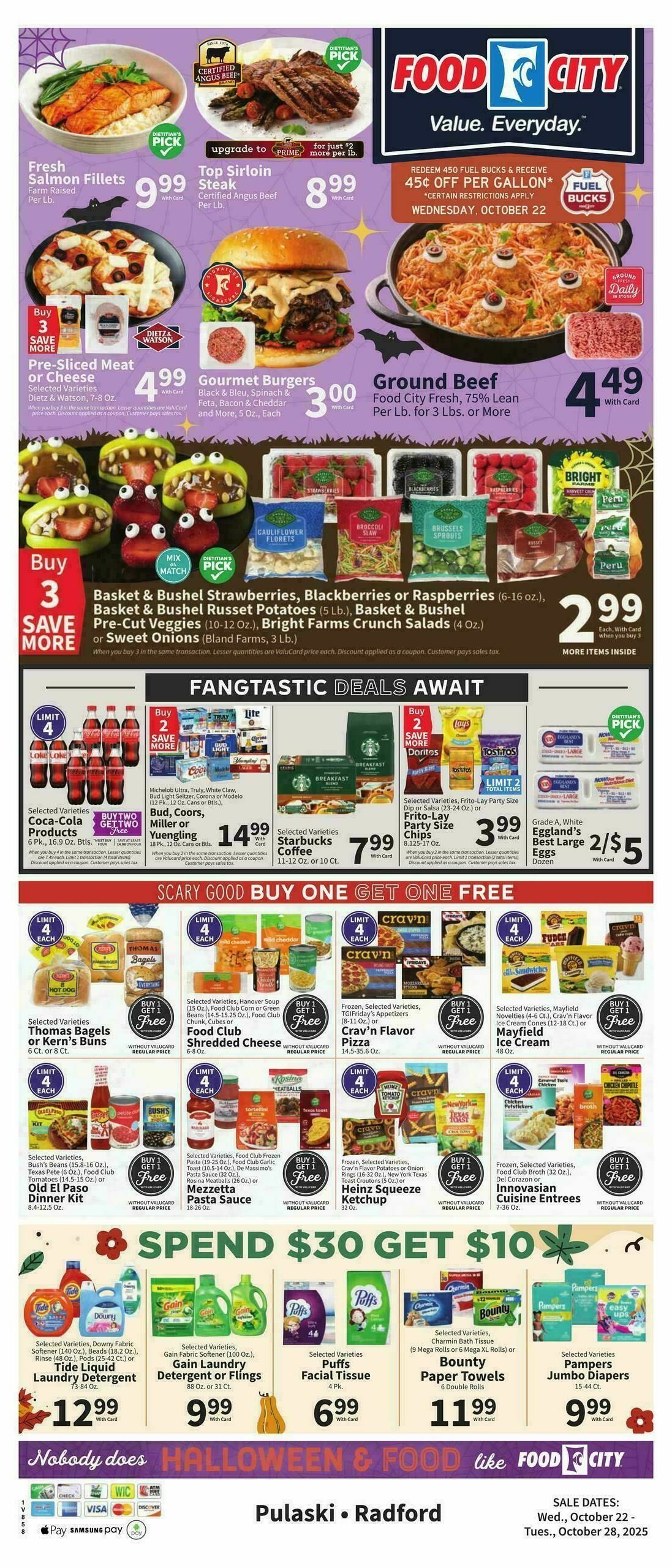 Food City Weekly Ad from October 22