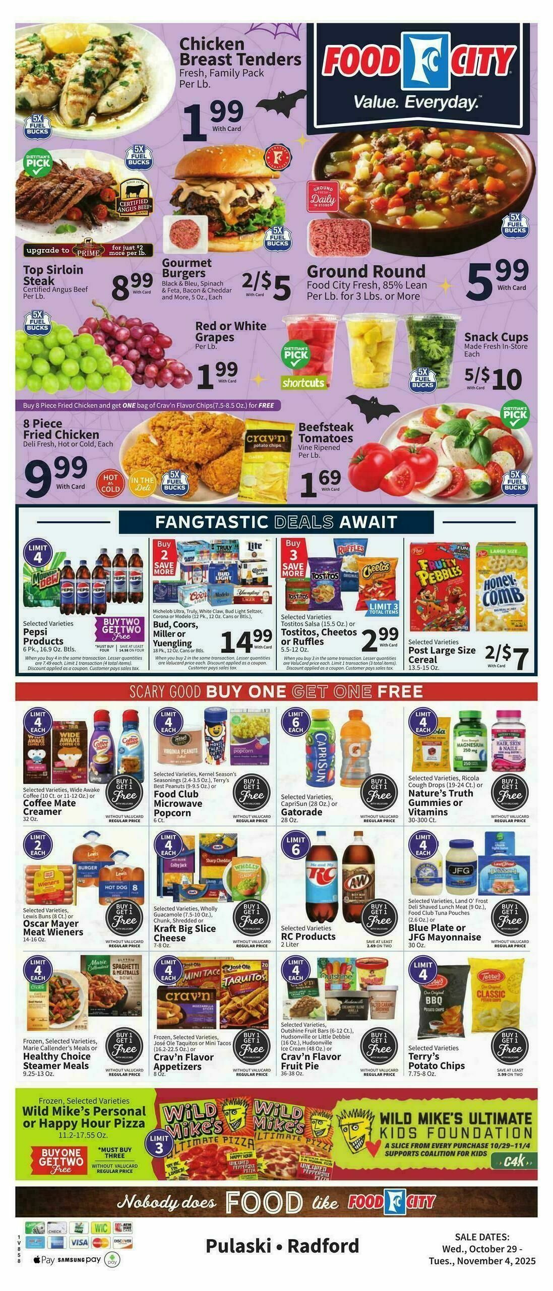 Food City Weekly Ad from October 29
