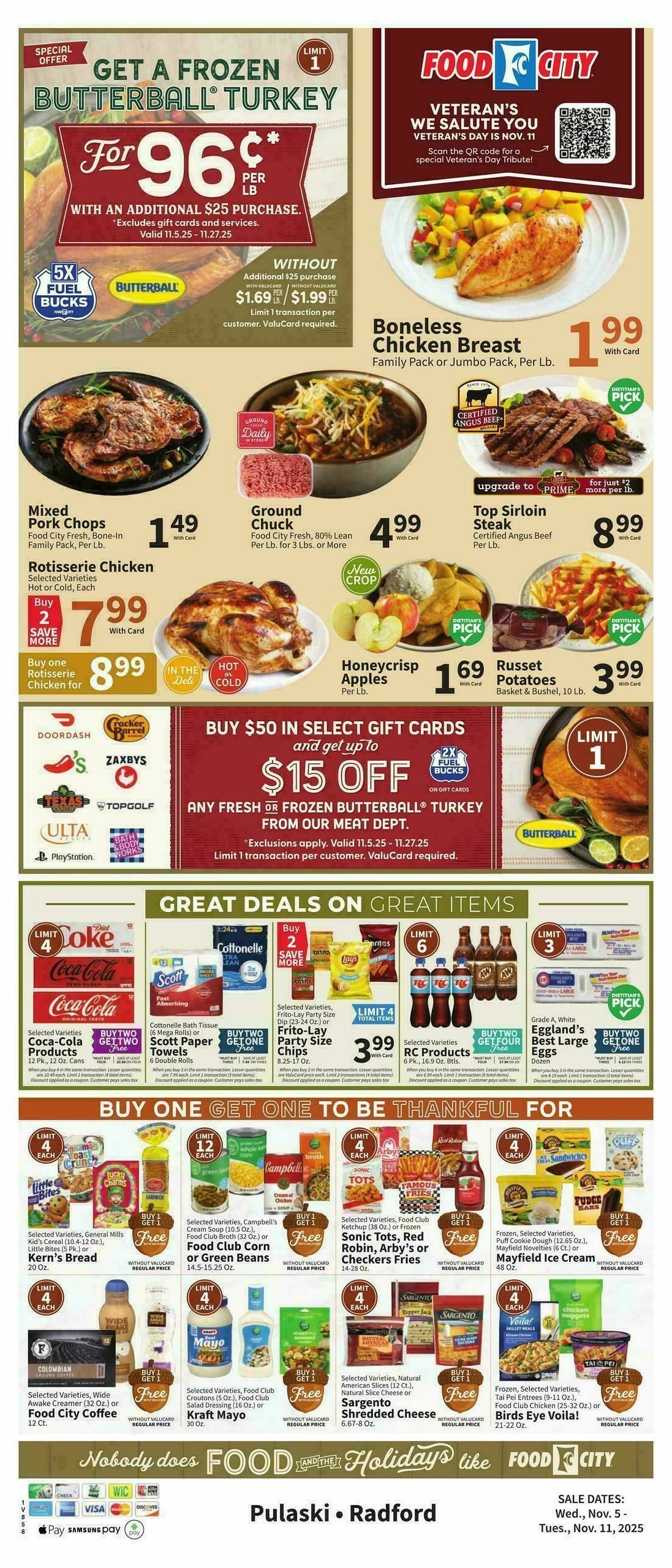 Food City Weekly Ad from November 5