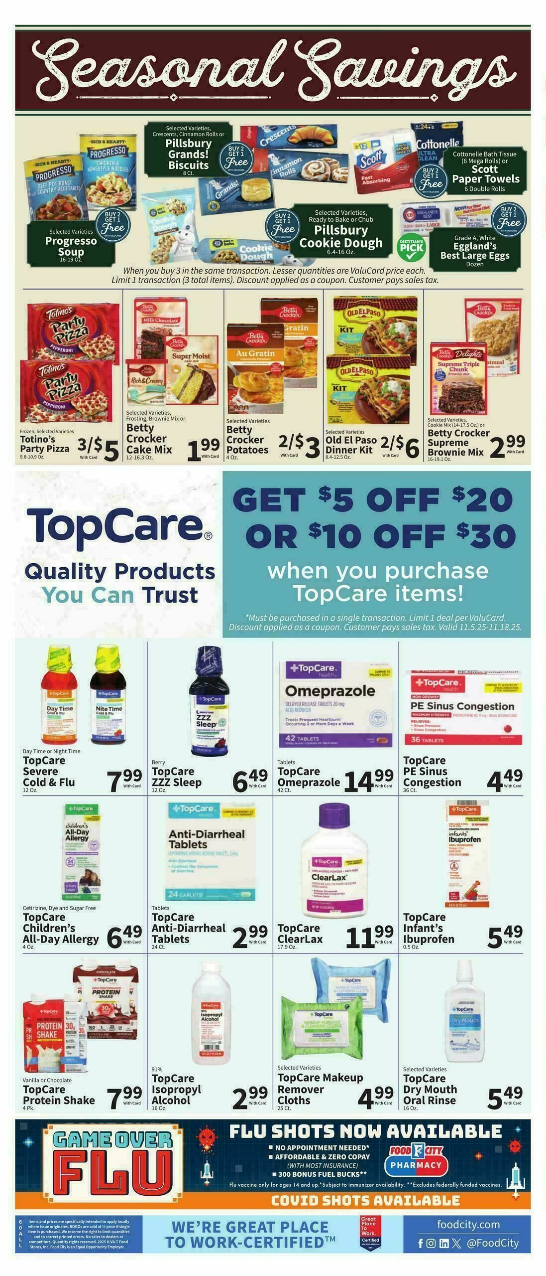 Food City Weekly Ad from November 5
