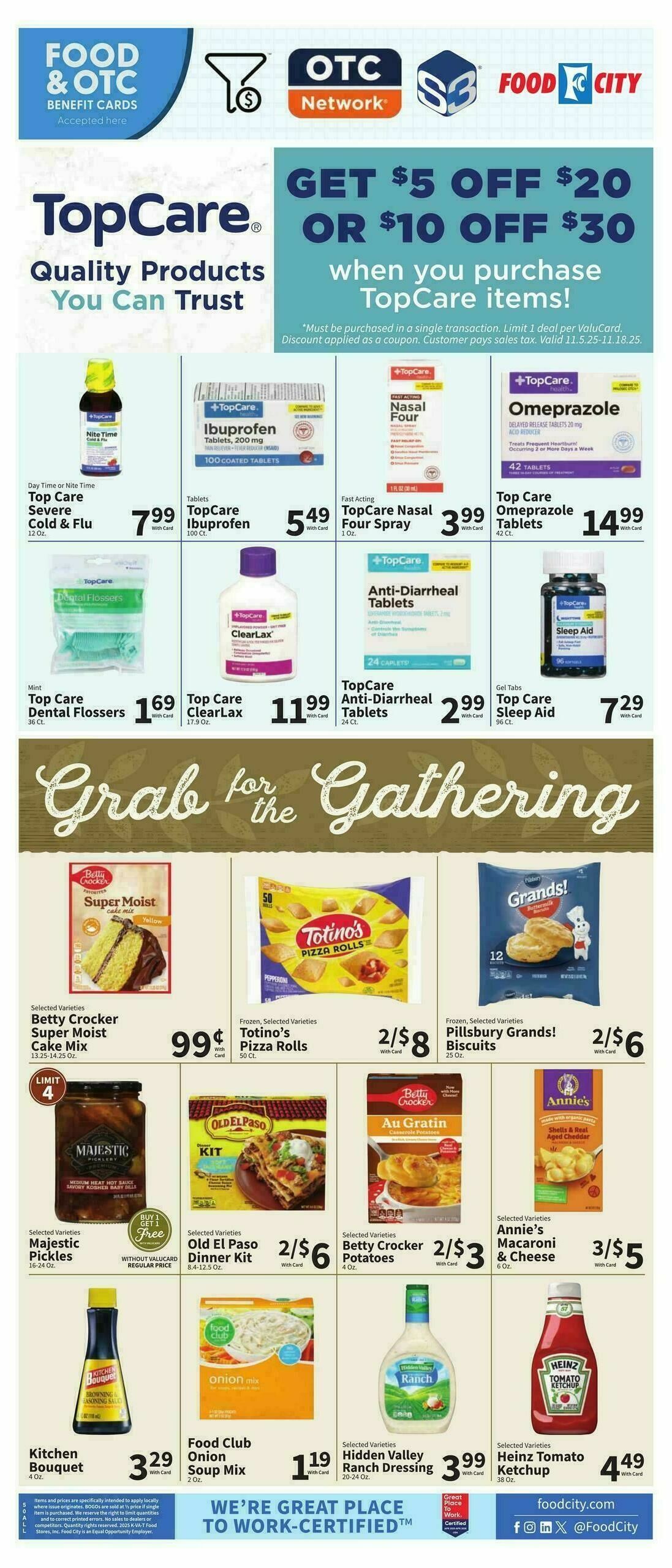 Food City Weekly Ad from November 12
