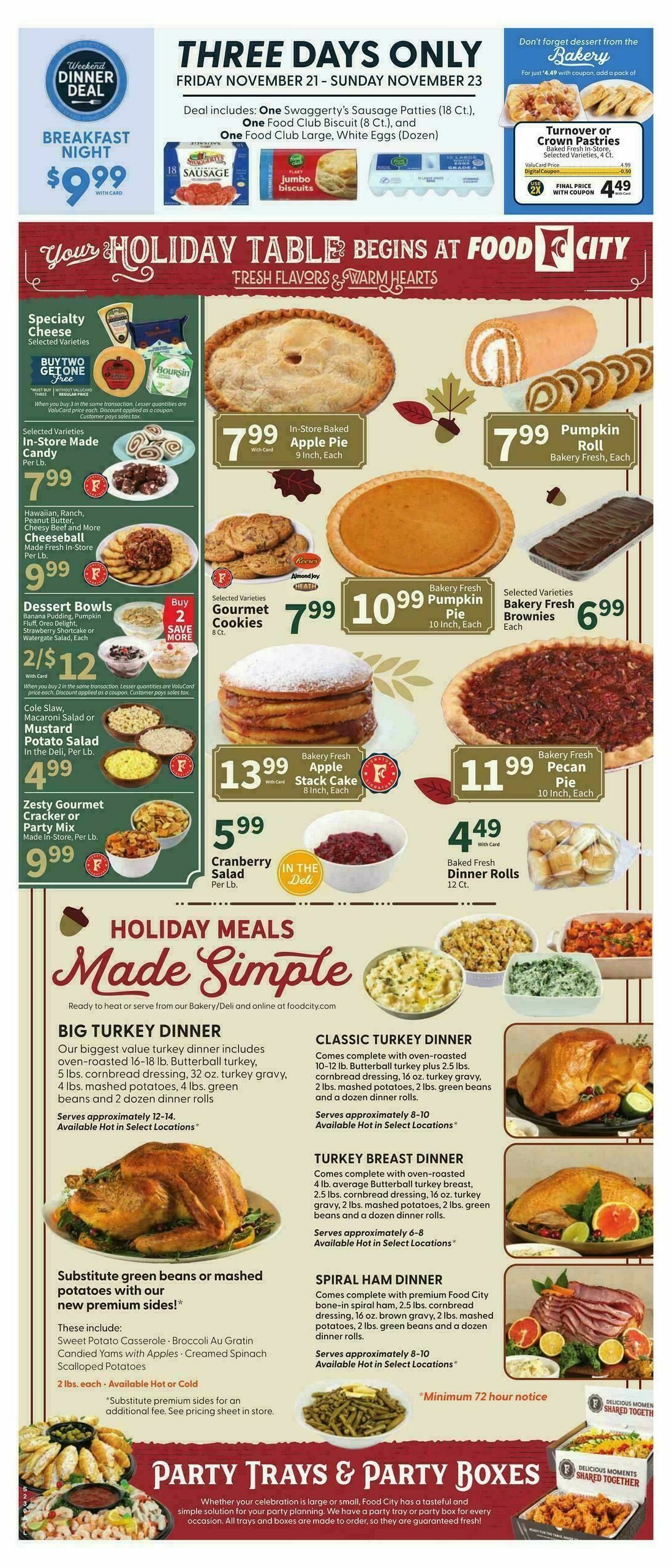 Food City Weekly Ad from November 19