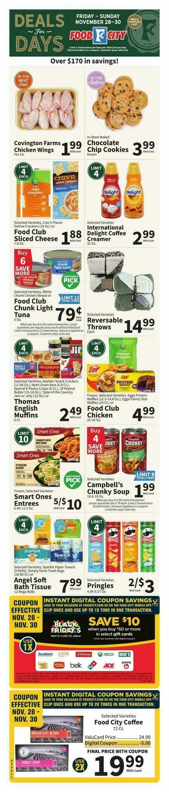 Food City Weekly Ad from November 28