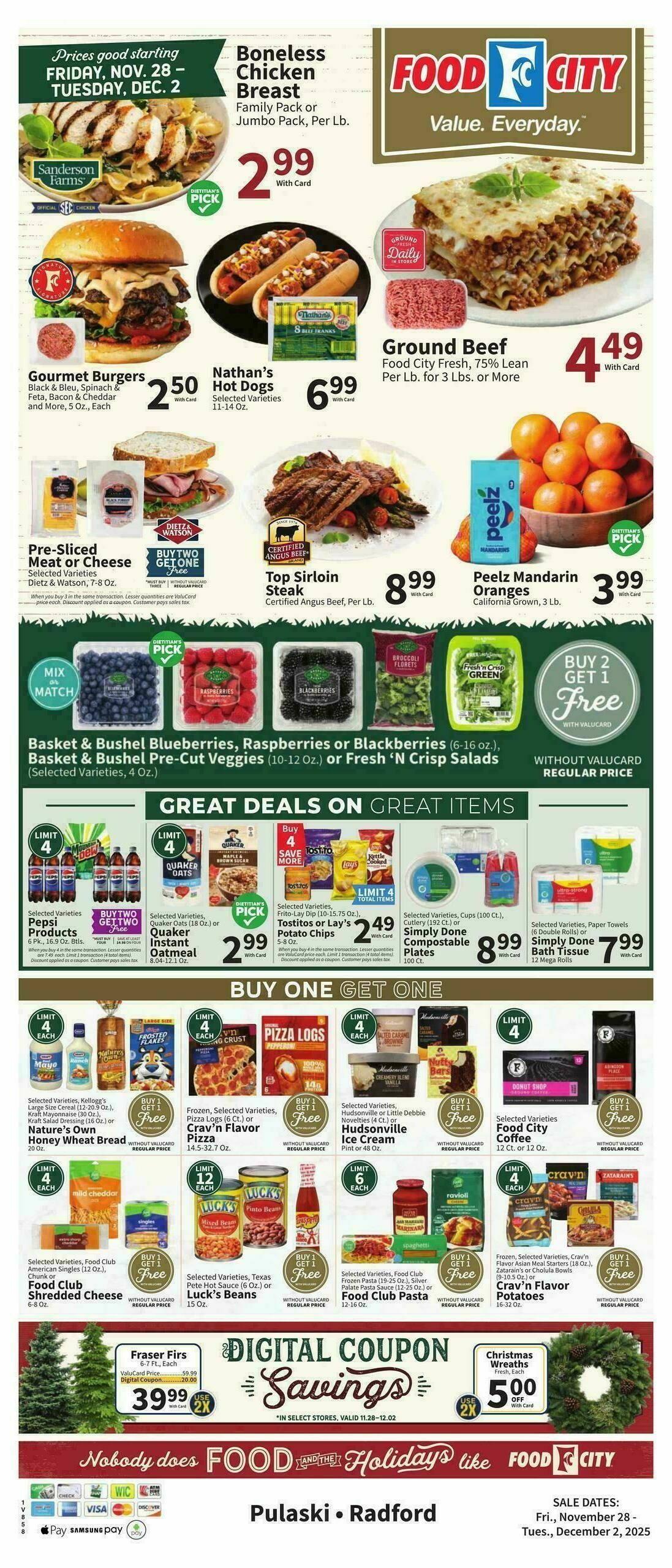 Food City Weekly Ad from November 28