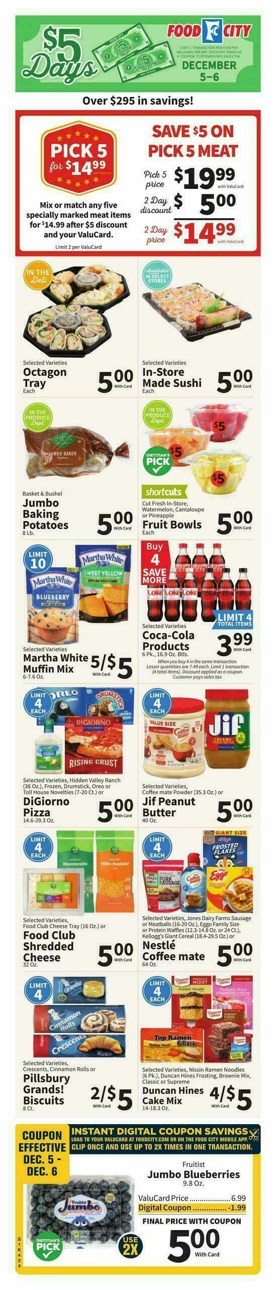 Food City Weekly Ad from December 3